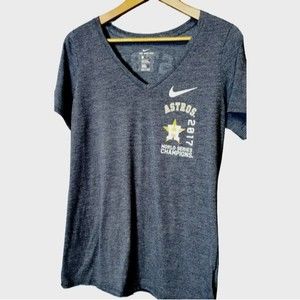 Nike Astros 2017 World Series Champion  TShirt Size L